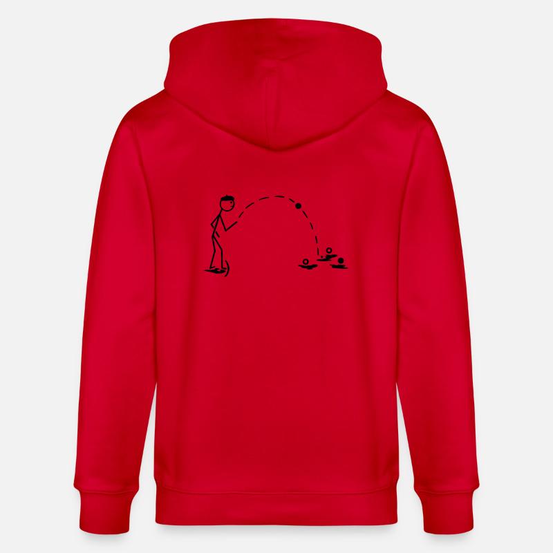 boule - Stanley/Stella Unisex Bio-Kapuzenjacke CULTIVATOR  - Rot