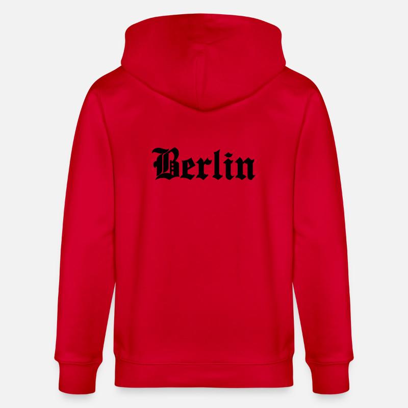 Berlin - Veste à capuche bio CULTIVATOR Stanley/Stella Unisexe - rouge
