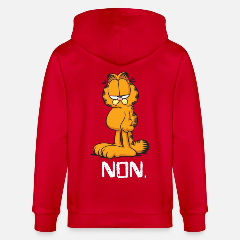 Garfield Non - Veste à capuche bio CULTIVATOR Stanley/Stella Unisexe - rouge