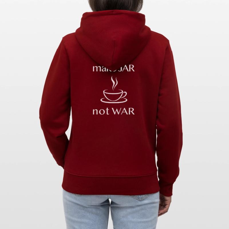 Make JAR not WAR - IT - Programmierer - Software Stanley/Stella Unisex Bio-Kapuzenjacke CULTIVATOR 