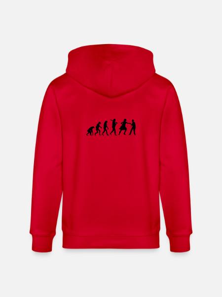 Lindy Hop Evolution - Stanley/Stella Unisex Bio-Kapuzenjacke CULTIVATOR - Rot