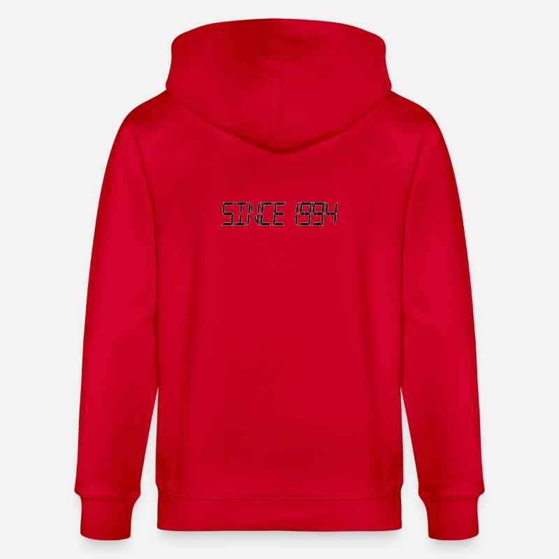 Seit 1994 - Stanley/Stella Unisex Bio-Kapuzenjacke CULTIVATOR  - Rot