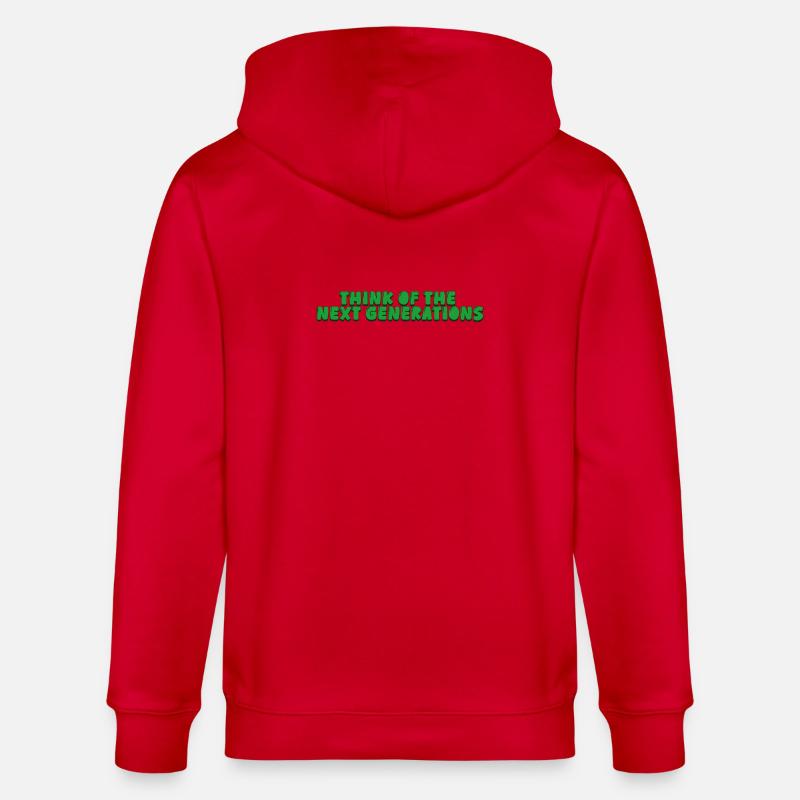 Pensez aux prochaines générations - Veste à capuche bio CULTIVATOR Stanley/Stella Unisexe - rouge