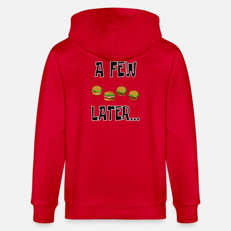 ein paar Hamburger später - Stanley/Stella Unisex Bio-Kapuzenjacke CULTIVATOR - Rot