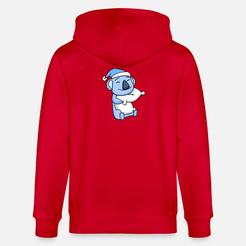 Koala Bébé - Veste à capuche bio CULTIVATOR Stanley/Stella Unisexe - rouge