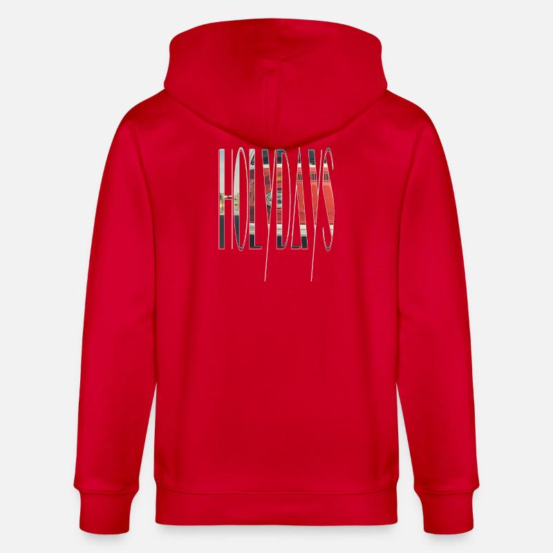 HOLYDAYS - Veste à capuche bio CULTIVATOR Stanley/Stella Unisexe - rouge