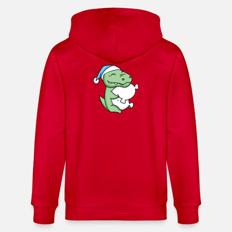 Bébé crocodile - Veste à capuche bio CULTIVATOR Stanley/Stella Unisexe - rouge