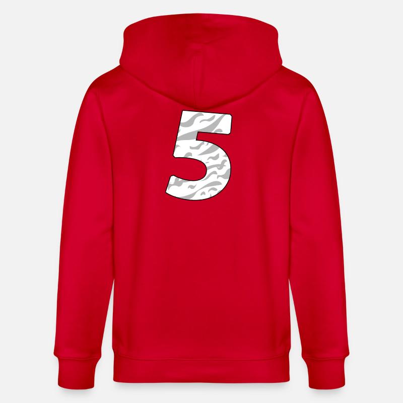 5 - Stanley/Stella Unisex Bio-Kapuzenjacke CULTIVATOR  - Rot