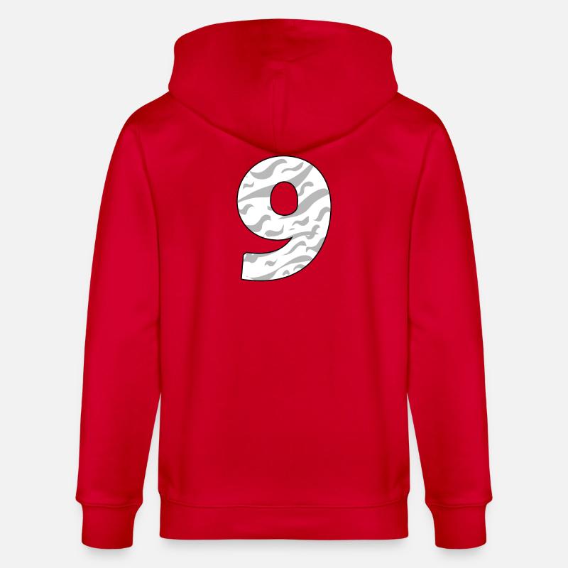 NEUF - 9 - Veste à capuche bio CULTIVATOR Stanley/Stella Unisexe - rouge