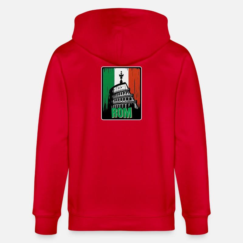 La Rome éternelle - Veste à capuche bio CULTIVATOR Stanley/Stella Unisexe - rouge