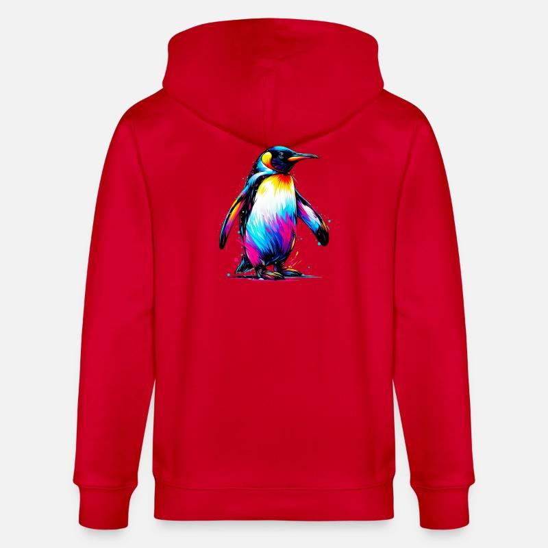 Pingouin - Veste à capuche bio CULTIVATOR Stanley/Stella Unisexe - rouge