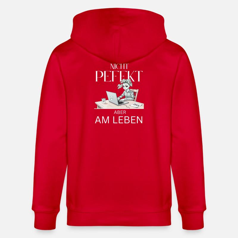 Nicht Perfekt Doch Lebendig - Stanley/Stella Unisex Bio-Kapuzenjacke CULTIVATOR  - Rot