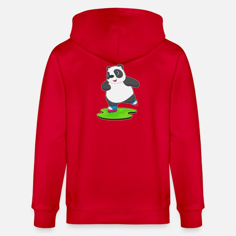 Panda Rollers Rollers Sport - Veste à capuche bio CULTIVATOR Stanley/Stella Unisexe - rouge
