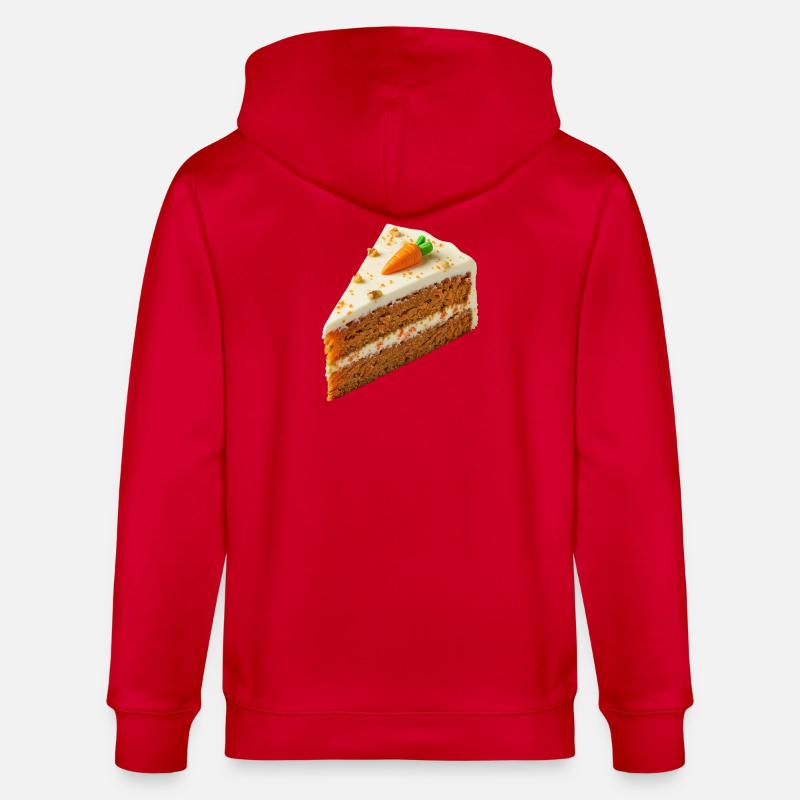 Kuchen - Stanley/Stella Unisex Bio-Kapuzenjacke CULTIVATOR  - Rot
