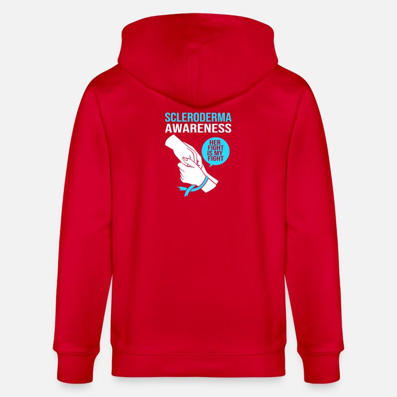 Scleroderma - Stanley/Stella CULTIVATOR  Unisex Organic Hooded Jacket - red