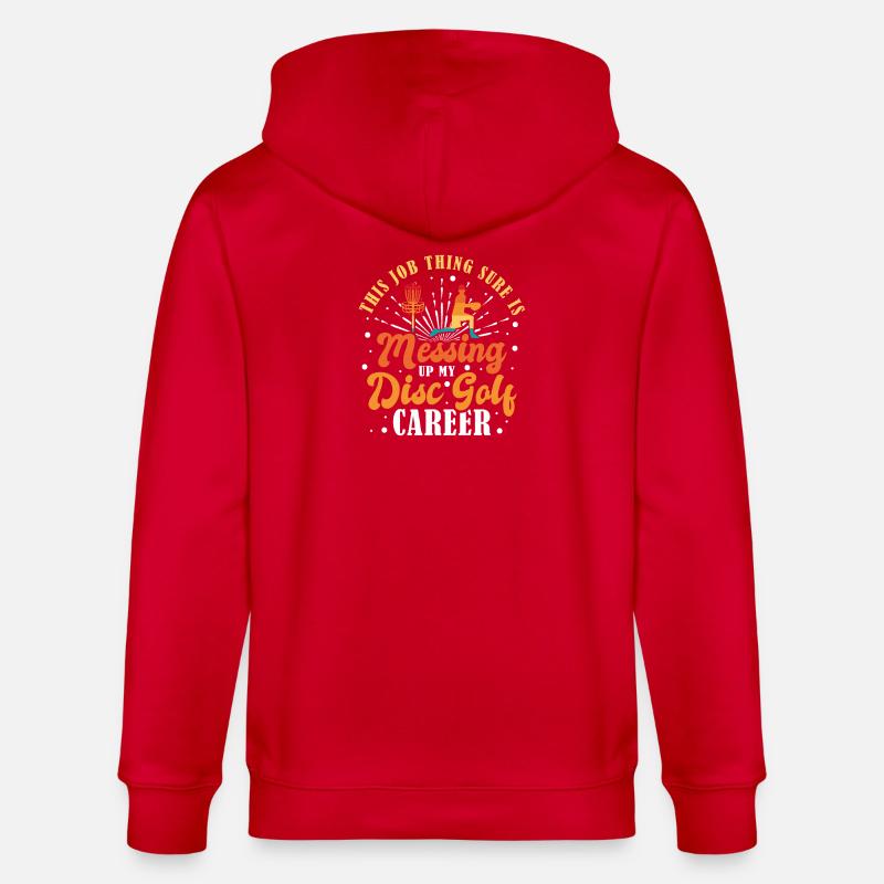 Cadeaux de disc golf Disc Golf - Veste à capuche bio CULTIVATOR Stanley/Stella Unisexe - rouge