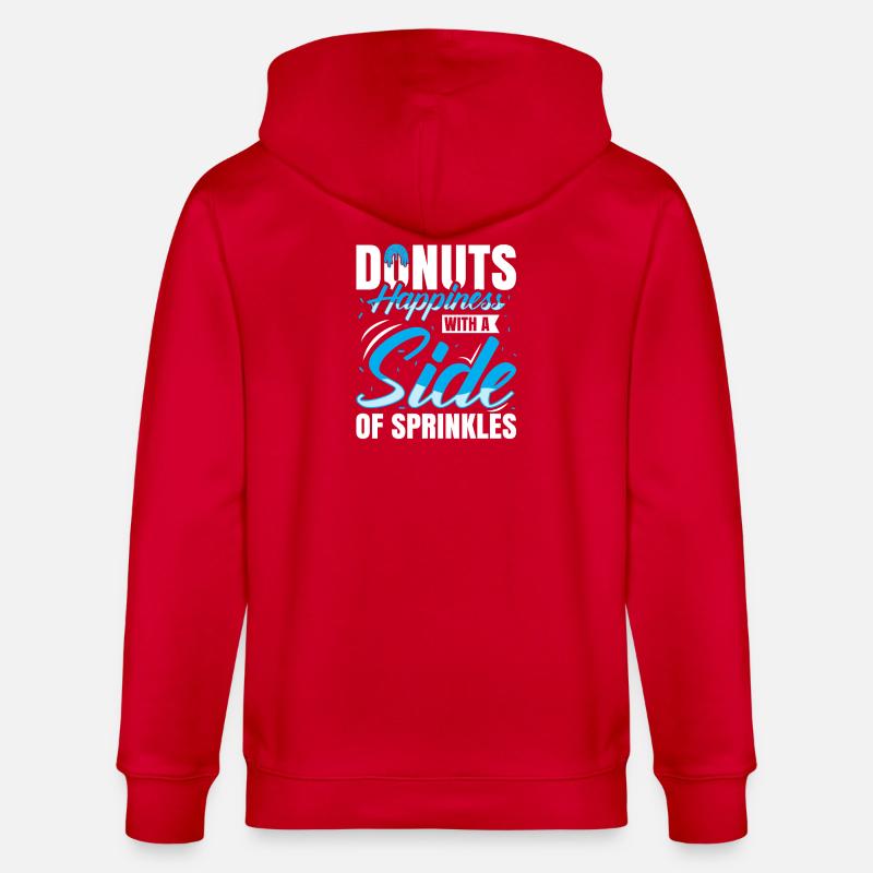 Restauration rapide en donuts - Veste à capuche bio CULTIVATOR Stanley/Stella Unisexe - rouge