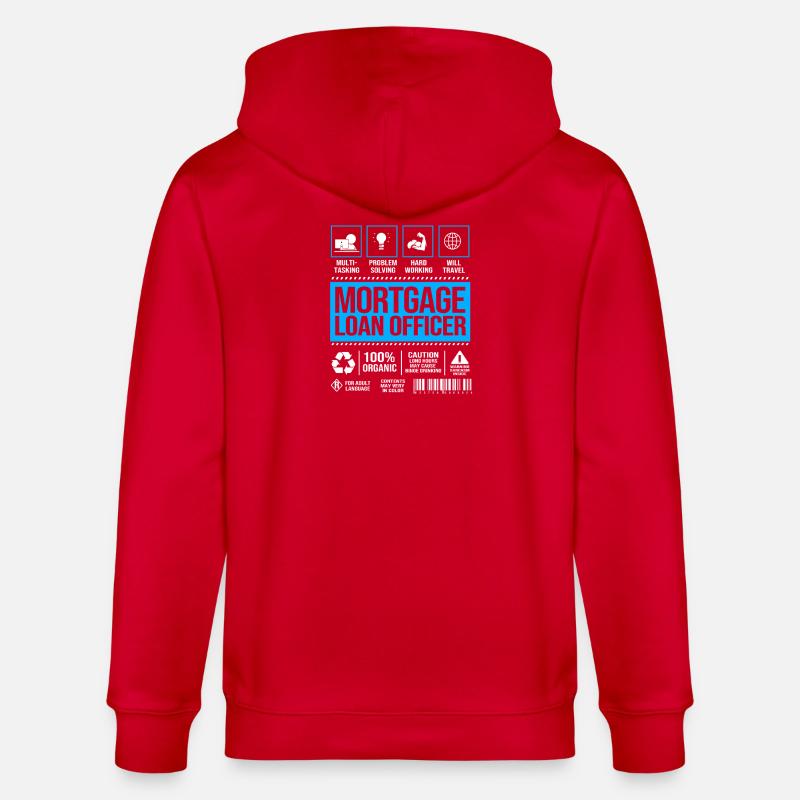 Schulden Hypothek Eigentumswohnung - Stanley/Stella Unisex Bio-Kapuzenjacke CULTIVATOR  - Rot