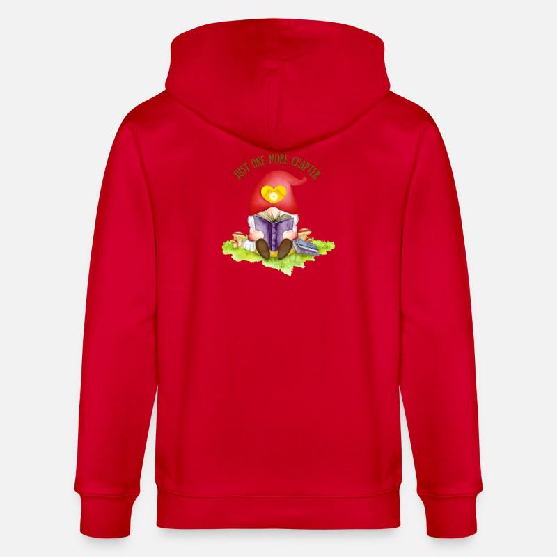 Nur noch ein Kapitel - Stanley/Stella Unisex Bio-Kapuzenjacke CULTIVATOR  - Rot