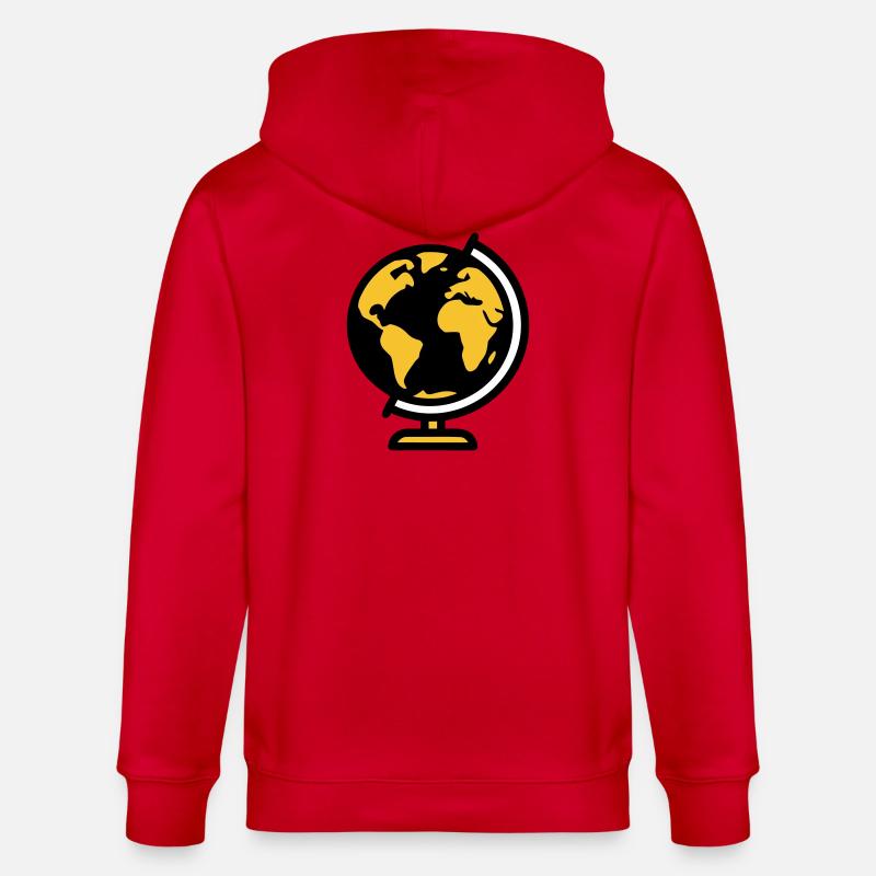 Globe Globe Earth School - Stanley/Stella CULTIVATOR  Unisex Organic Hooded Jacket - red
