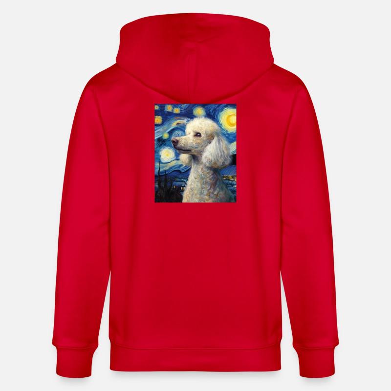 Caniche - Veste à capuche bio CULTIVATOR Stanley/Stella Unisexe - rouge