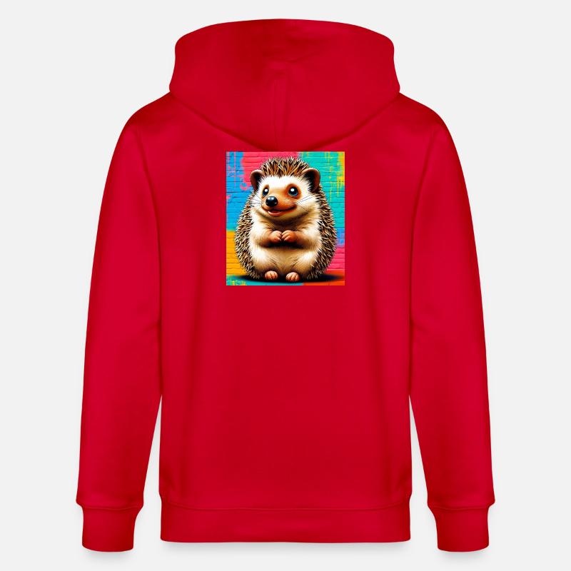 hérisson - Veste à capuche bio CULTIVATOR Stanley/Stella Unisexe - rouge