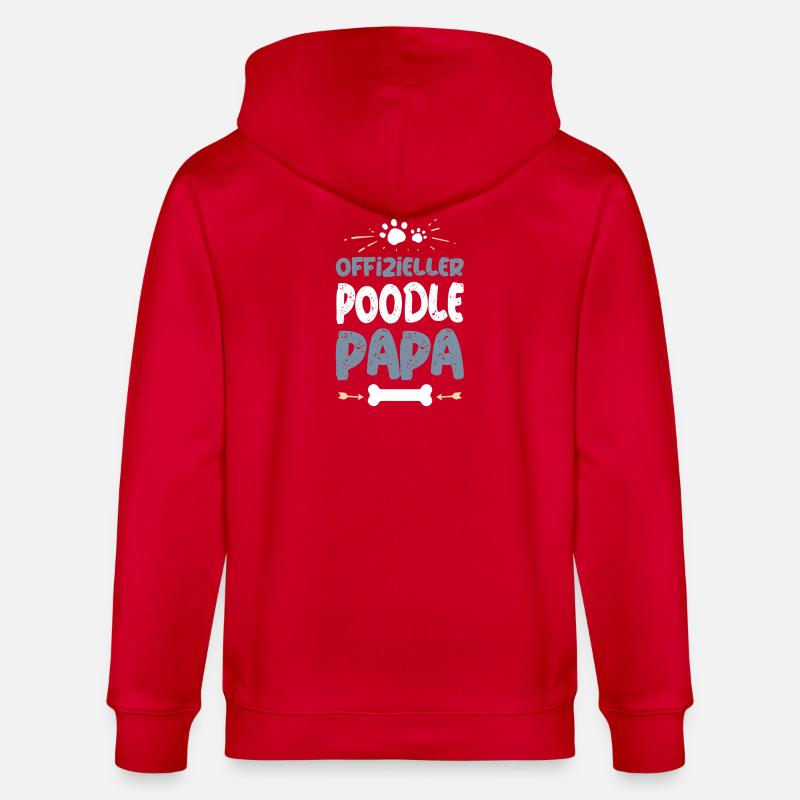 Caniche - Veste à capuche bio CULTIVATOR Stanley/Stella Unisexe - rouge