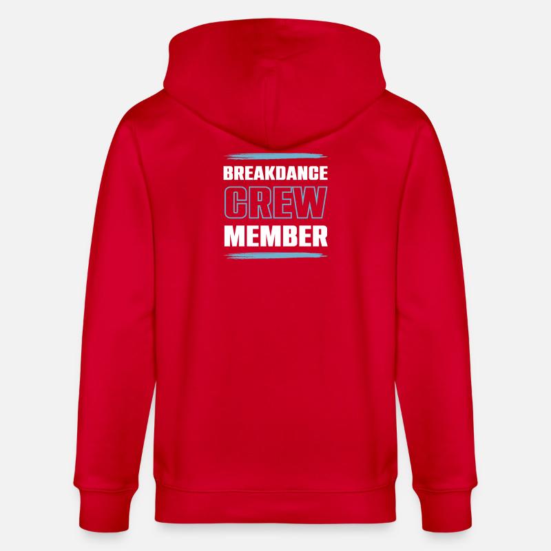 Breakdance Crew - Stanley/Stella Unisex Bio-Kapuzenjacke CULTIVATOR - Rot