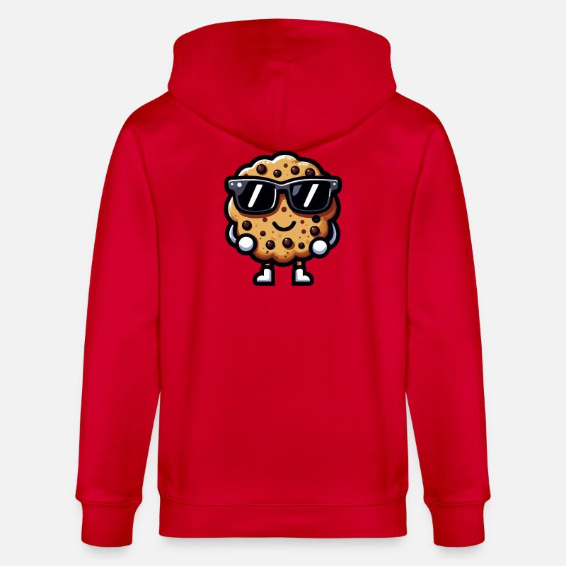 Cookie Chic Sonnenbrille - Stanley/Stella Unisex Bio-Kapuzenjacke CULTIVATOR - Rot