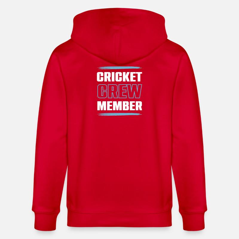 Équipe de cricket - Veste à capuche bio CULTIVATOR Stanley/Stella Unisexe - rouge