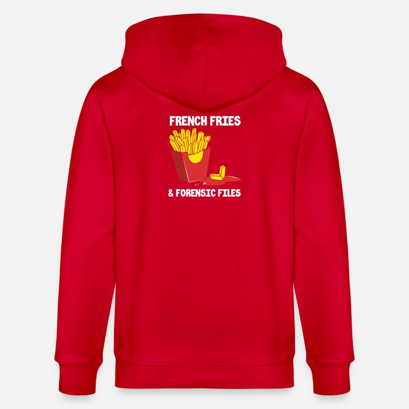 Forensik Forensiker - Stanley/Stella Unisex Bio-Kapuzenjacke CULTIVATOR - Rot