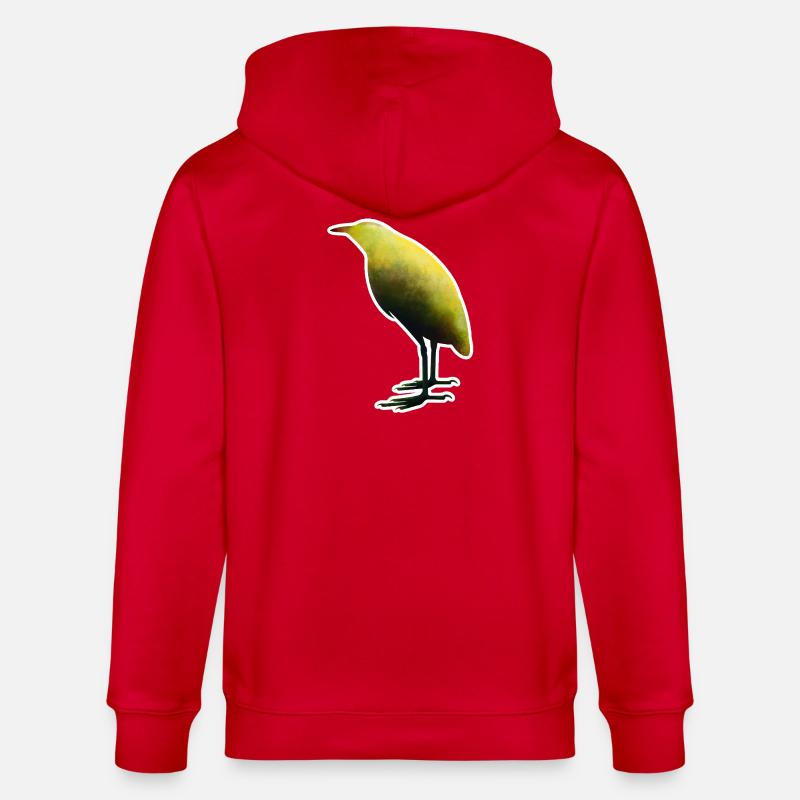 Bittern - Stanley/Stella CULTIVATOR  Unisex Organic Hooded Jacket - red