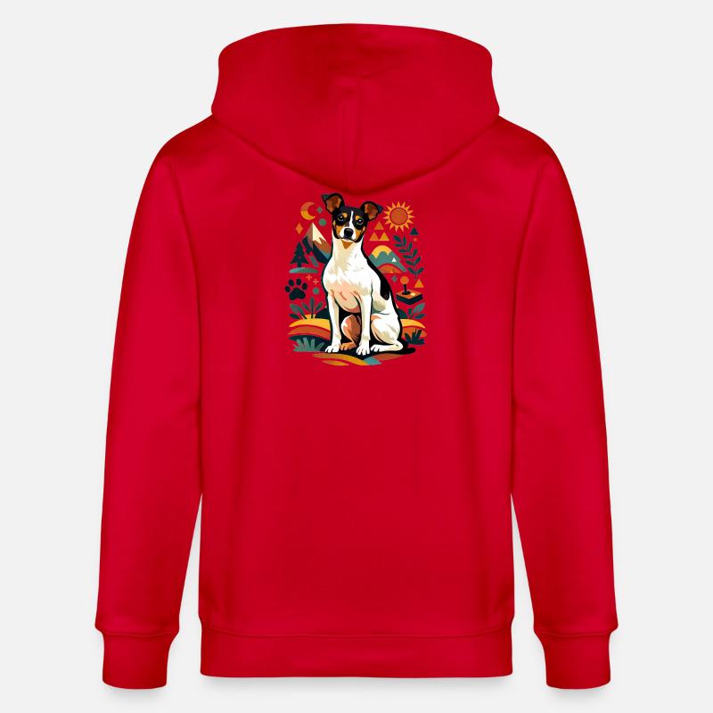 Style folklorique Bodeguero - Veste à capuche bio CULTIVATOR Stanley/Stella Unisexe - rouge