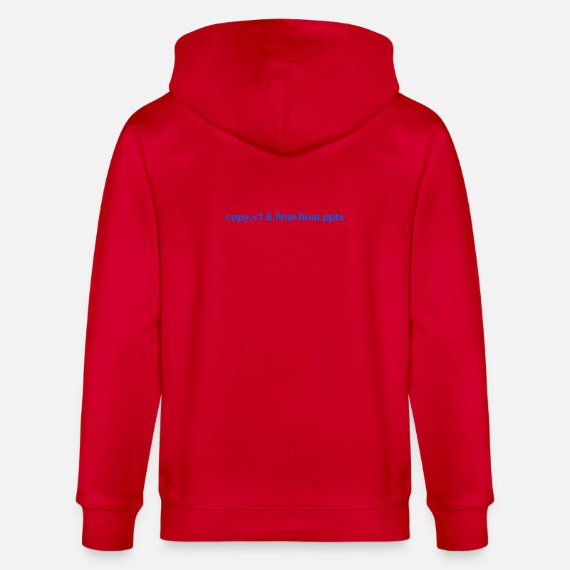 Le PowerPoint final - Veste à capuche bio CULTIVATOR Stanley/Stella Unisexe - rouge
