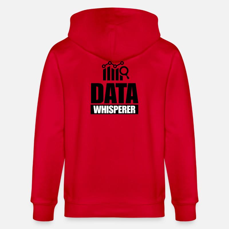 Data Analyst Scientist Engineering Analysis - Stanley/Stella CULTIVATOR  Unisex Organic Hooded Jacket - red