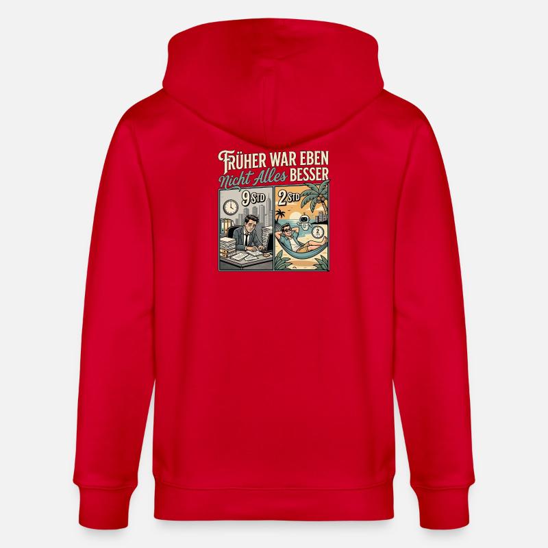 KI Experte - Stanley/Stella Unisex Bio-Kapuzenjacke CULTIVATOR  - Rot
