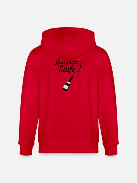 Taufe - Stanley/Stella Unisex Bio-Kapuzenjacke CULTIVATOR - Rot