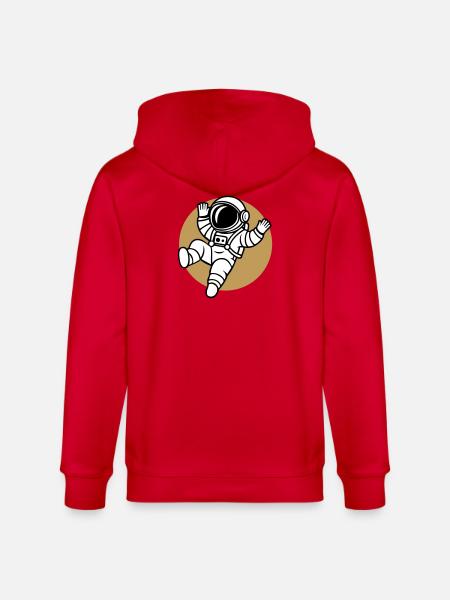 Saltonaut - Veste à capuche bio CULTIVATOR Stanley/Stella Unisexe - rouge
