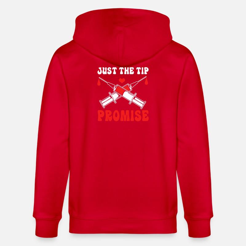 Blutspender Blut Blutspende - Stanley/Stella Unisex Bio-Kapuzenjacke CULTIVATOR  - Rot