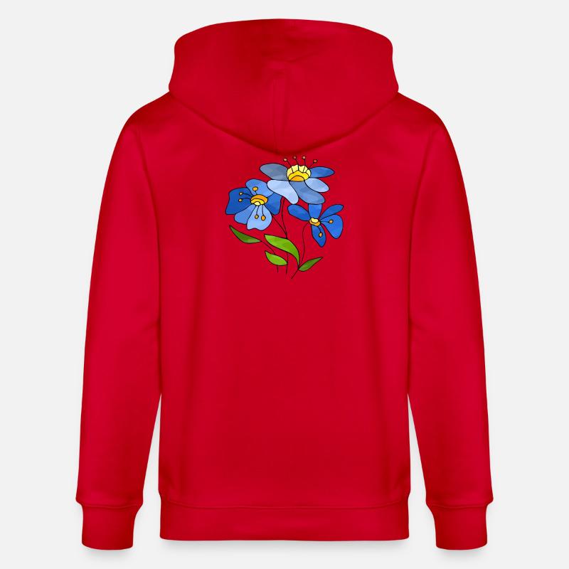 Fleur - Veste à capuche bio CULTIVATOR Stanley/Stella Unisexe - rouge