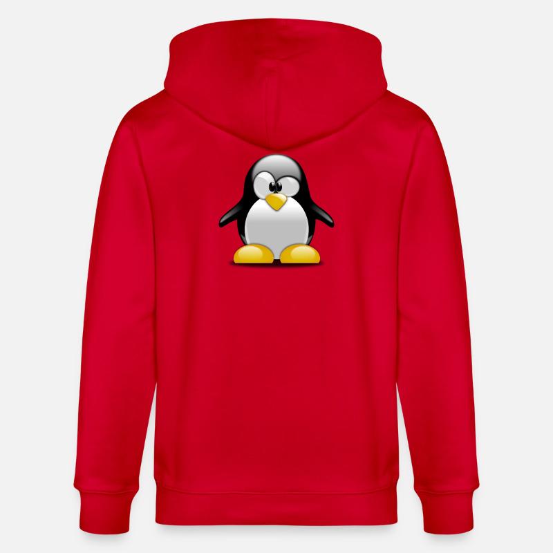 pingouin - Veste à capuche bio CULTIVATOR Stanley/Stella Unisexe - rouge