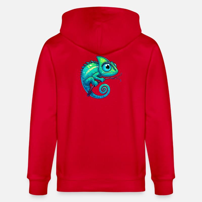 Caméléon - Veste à capuche bio CULTIVATOR Stanley/Stella Unisexe - rouge