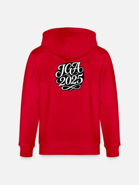 Jga 2025 Bachelor Party - Stanley/Stella CULTIVATOR Unisex Organic Hooded Jacket - red