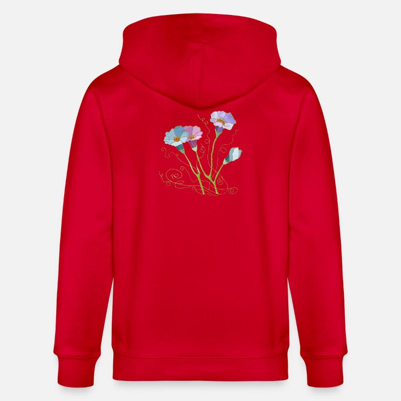 Fleur - Veste à capuche bio CULTIVATOR Stanley/Stella Unisexe - rouge