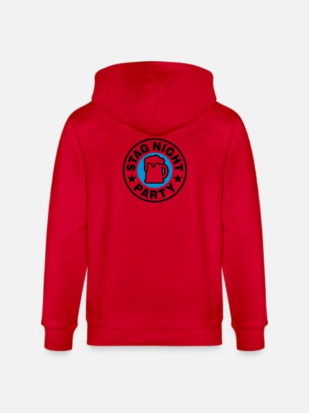 Soirée entre hommes | Timbre - Veste à capuche bio CULTIVATOR Stanley/Stella Unisexe - rouge