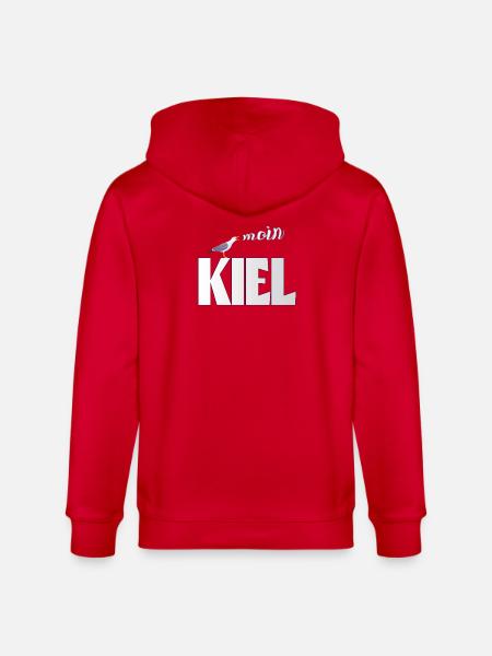 Kiel Möwe & Moin Design - Stanley/Stella Unisex Bio-Kapuzenjacke CULTIVATOR - Rot