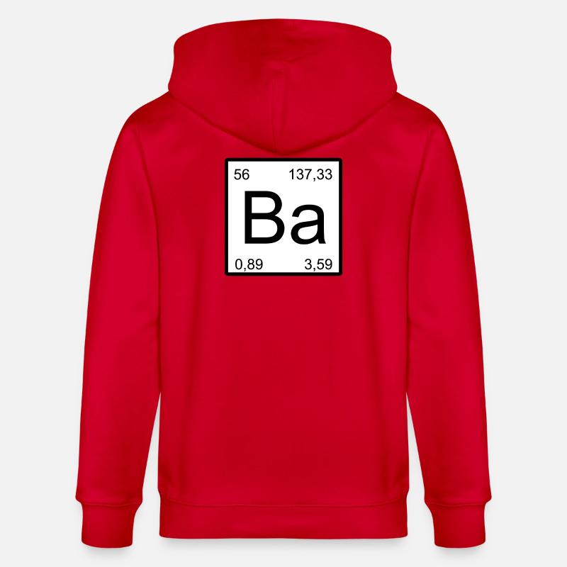 Conception de style Ba Baryum Element - Veste à capuche bio CULTIVATOR Stanley/Stella Unisexe - rouge