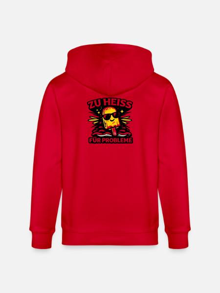 zu heiss für Probleme - Stanley/Stella Unisex Bio-Kapuzenjacke CULTIVATOR - Rot