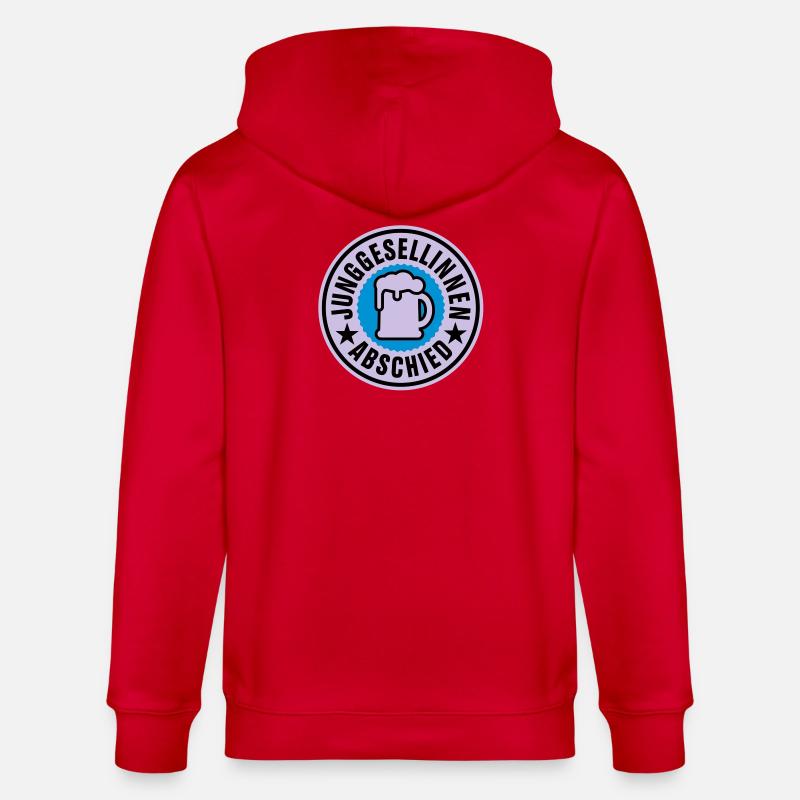 Junggesellinnen Abschied | Hochzeit | Beer | Bier - Veste à capuche bio CULTIVATOR Stanley/Stella Unisexe - rouge