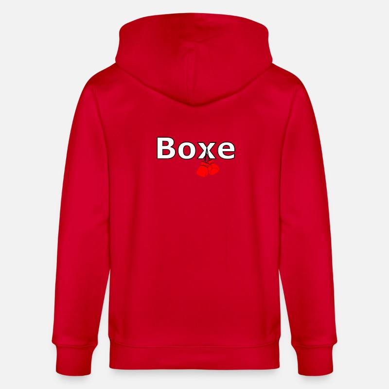Boxen - Stanley/Stella Unisex Bio-Kapuzenjacke CULTIVATOR  - Rot